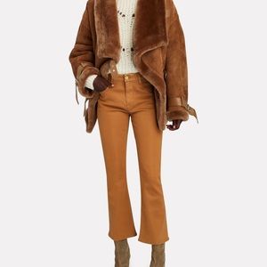 Frame Le Crop Mini Boot Coated Jeans